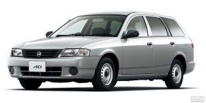 Коврики в салон (2 ряда) Nissan AD Y11 1999-2008 (правый руль)