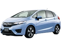Коврики из экокожи 3D  Honda Fit II (правый руль) 2007-2013