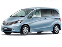 Коврики из экокожи 3D  Honda Freed I/Spike 2008-2016 (5 мест) (правый руль) 