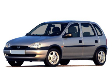 Коврики из экокожи 3D  Opel Corsa B 1993-2000 (5 дверей)